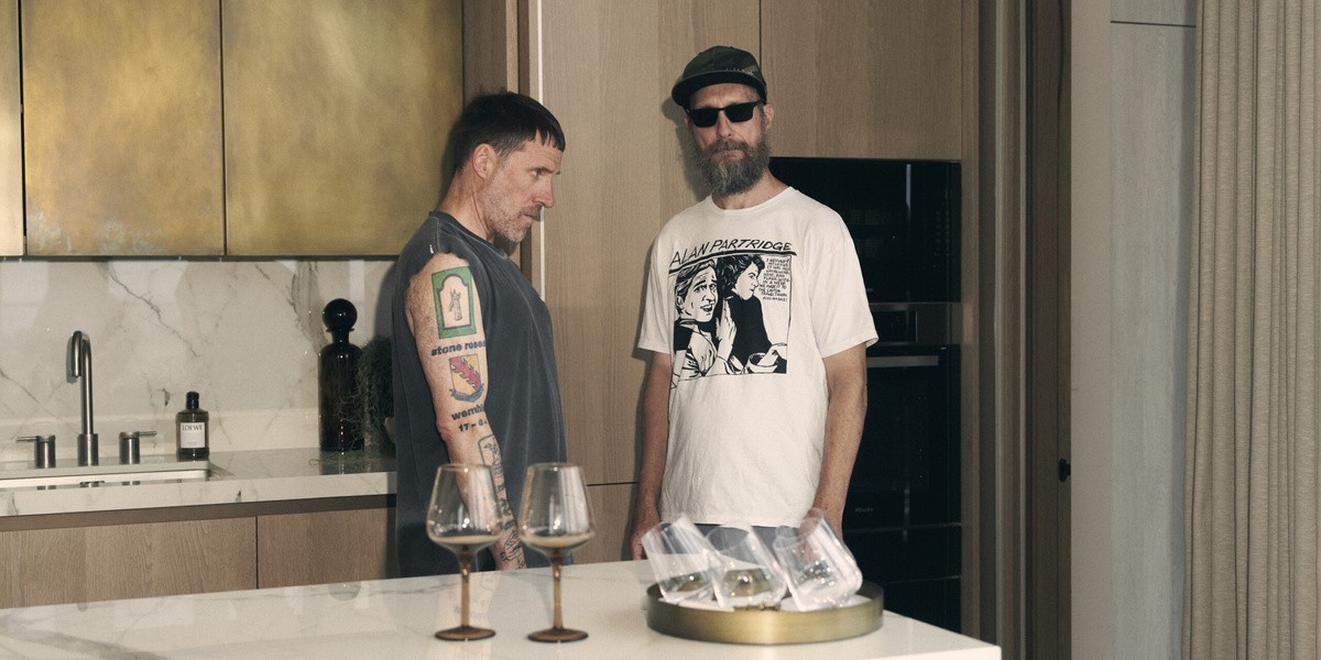 Sleaford Mods in a publicity photograph by Nick Waplington