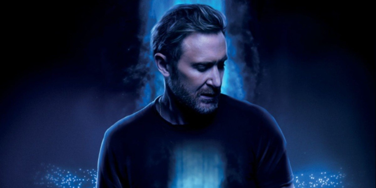 David Guetta in the press photograph accompanying his Monolith show announcement