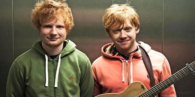 ed sheeran reunites with rupert grint for new music video after 14 years